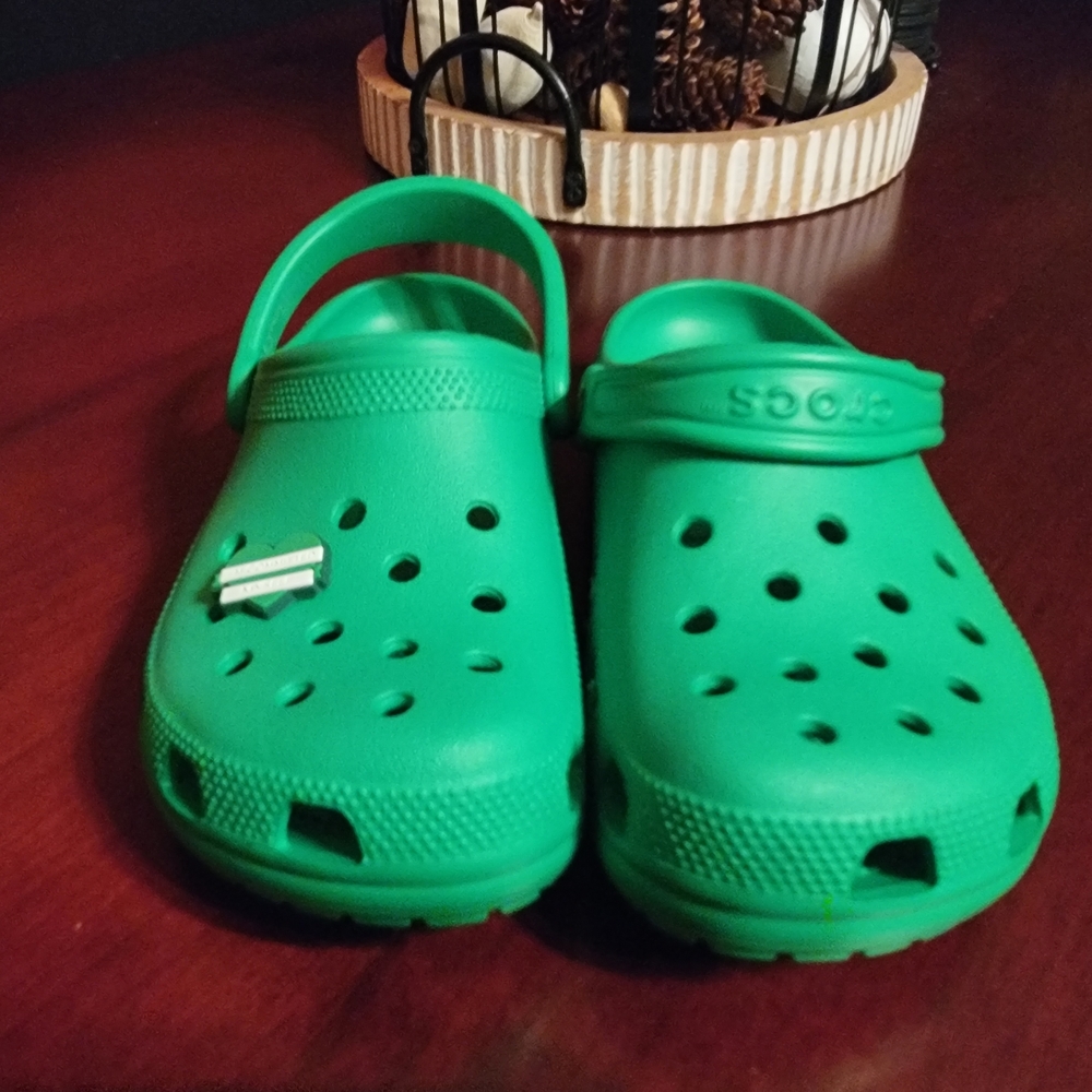 CROCS Women Bright Green Clogs